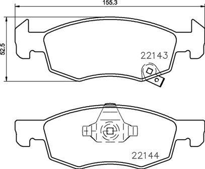 Brembo P59084N - Komplet Pločica, disk-kočnica www.molydon.hr