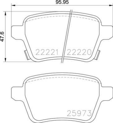 Brembo P 59 086 - Komplet Pločica, disk-kočnica www.molydon.hr