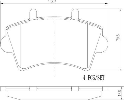 Brembo P59039N - Komplet Pločica, disk-kočnica www.molydon.hr