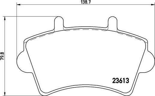 Brembo P 59 039 - Komplet Pločica, disk-kočnica www.molydon.hr