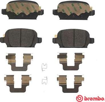 Brembo P 59 037 - Komplet Pločica, disk-kočnica www.molydon.hr