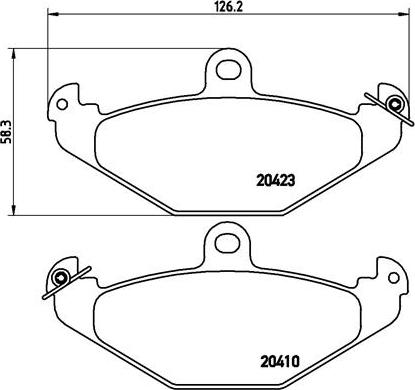 Brembo P 59 026 - Komplet Pločica, disk-kočnica www.molydon.hr