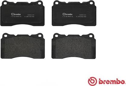 Brembo P 54 040 - Komplet Pločica, disk-kočnica www.molydon.hr