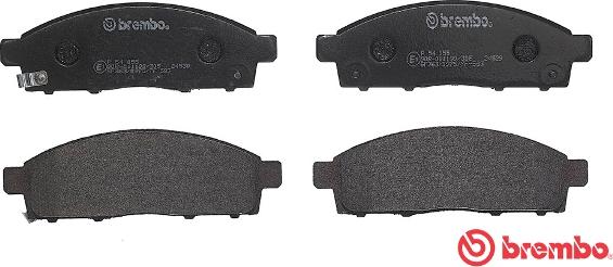 Brembo P 54 055 - Komplet Pločica, disk-kočnica www.molydon.hr