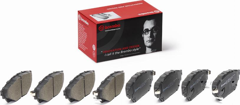 Brembo P 54 065 - Komplet Pločica, disk-kočnica www.molydon.hr