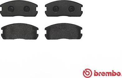 Brembo P 54 009 - Komplet Pločica, disk-kočnica www.molydon.hr