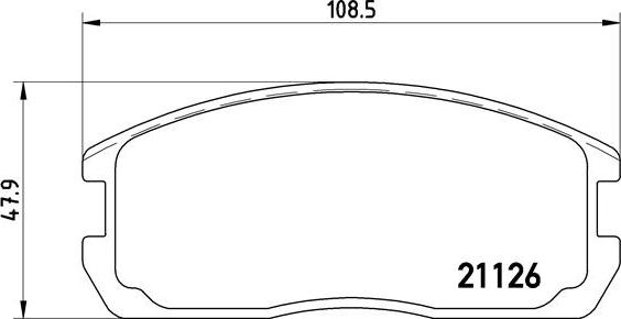 Brembo P 54 009 - Komplet Pločica, disk-kočnica www.molydon.hr