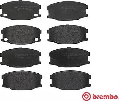 Brembo P 54 035 - Komplet Pločica, disk-kočnica www.molydon.hr