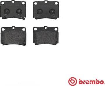 Brembo P 54 026 - Komplet Pločica, disk-kočnica www.molydon.hr