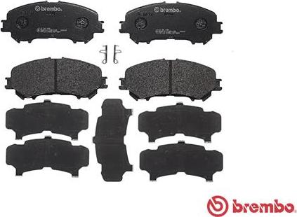 Brembo P 56 099 - Komplet Pločica, disk-kočnica www.molydon.hr