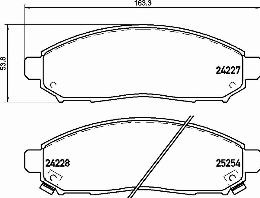 Brembo P 56 096E - Komplet Pločica, disk-kočnica www.molydon.hr