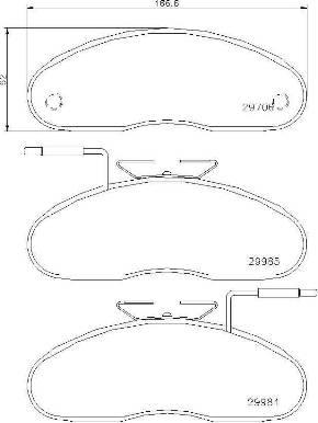 Brembo P 56 019 - Komplet Pločica, disk-kočnica www.molydon.hr