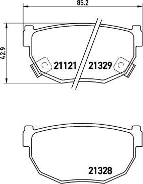 Brembo P 56 010 - Komplet Pločica, disk-kočnica www.molydon.hr