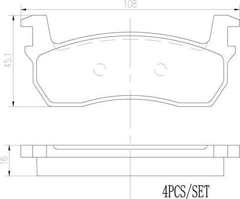 Brembo P56013N - Komplet Pločica, disk-kočnica www.molydon.hr