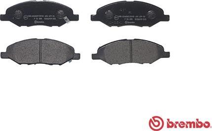 Brembo P 56 088 - Komplet Pločica, disk-kočnica www.molydon.hr