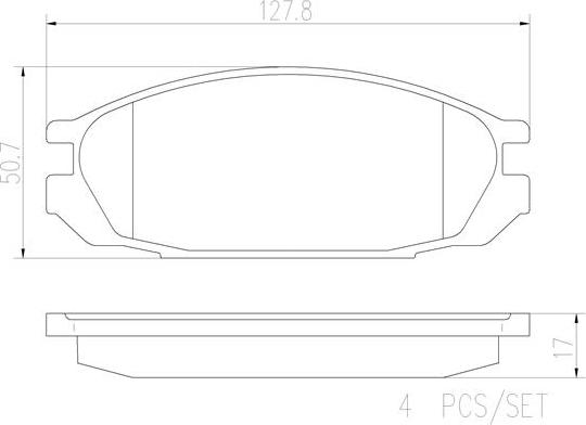 Brembo P56020N - Komplet Pločica, disk-kočnica www.molydon.hr