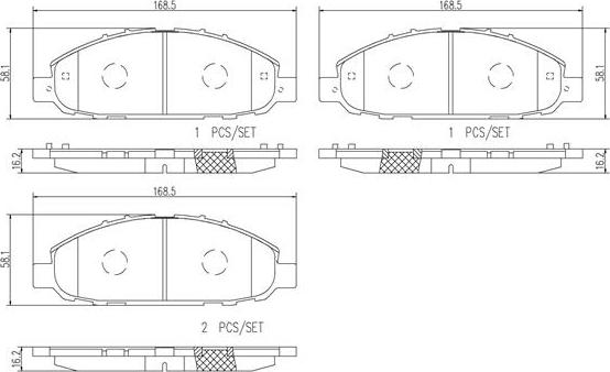 Brembo P56075N - Komplet Pločica, disk-kočnica www.molydon.hr