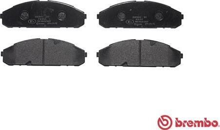 Brembo P 56 072 - Komplet Pločica, disk-kočnica www.molydon.hr