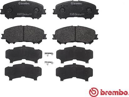 Brembo P 56 100 - Komplet Pločica, disk-kočnica www.molydon.hr