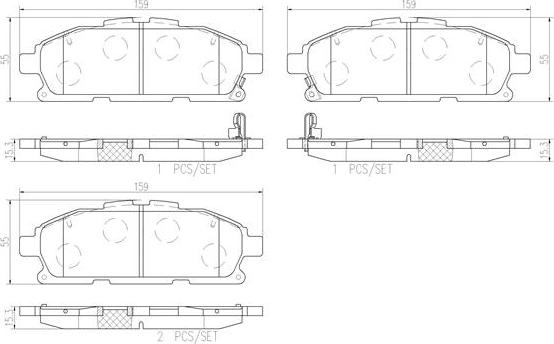 Brembo P56110N - Komplet Pločica, disk-kočnica www.molydon.hr