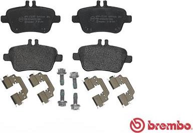 Brembo P 50 091 - Komplet Pločica, disk-kočnica www.molydon.hr