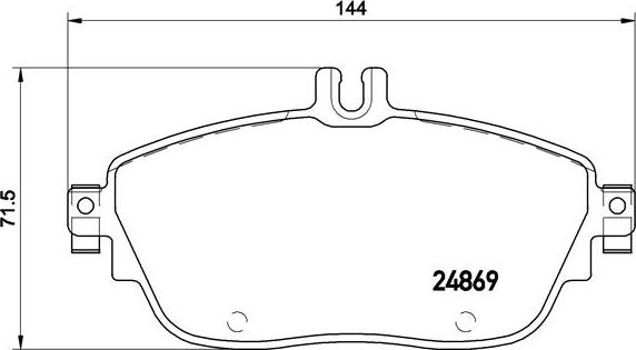 Brembo P 50 093 - Komplet Pločica, disk-kočnica www.molydon.hr