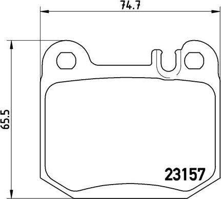 Brembo P 50 043 - Komplet Pločica, disk-kočnica www.molydon.hr