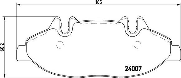 Brembo P 50 050 - Komplet Pločica, disk-kočnica www.molydon.hr