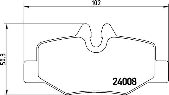 Brembo P 50 051 - Komplet Pločica, disk-kočnica www.molydon.hr