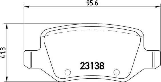 Brembo P 50 058 - Komplet Pločica, disk-kočnica www.molydon.hr