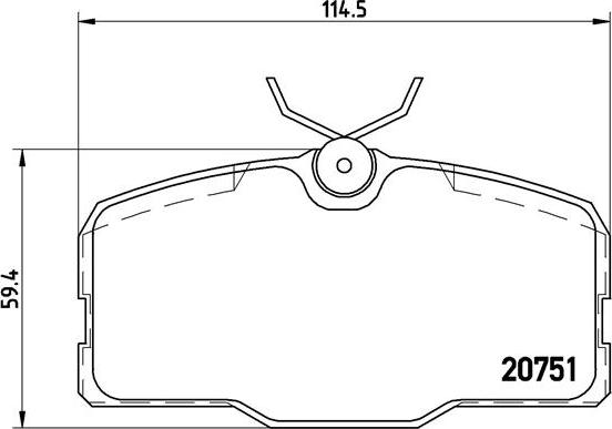 Brembo P 50 006 - Komplet Pločica, disk-kočnica www.molydon.hr