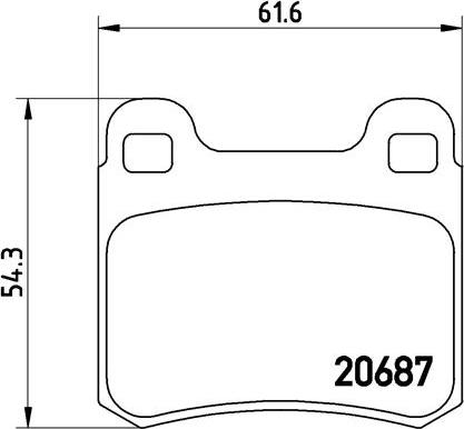 Brembo P 50 007 - Komplet Pločica, disk-kočnica www.molydon.hr