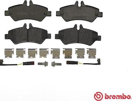 Brembo P 50 084 - Komplet Pločica, disk-kočnica www.molydon.hr