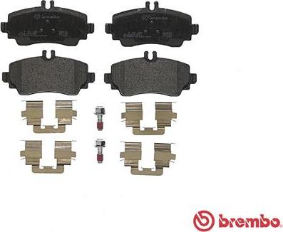 Brembo P 50 035 - Komplet Pločica, disk-kočnica www.molydon.hr