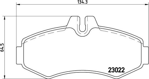 Brembo P 50 031 - Komplet Pločica, disk-kočnica www.molydon.hr