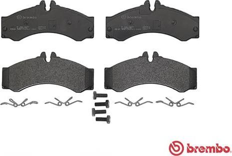 Brembo P 50 028 - Komplet Pločica, disk-kočnica www.molydon.hr