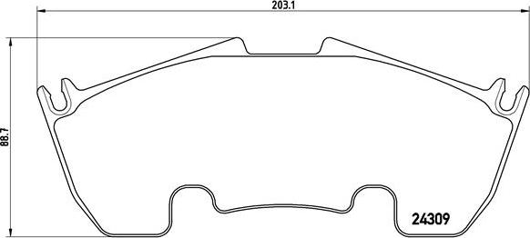 Brembo P 50 079 - Komplet Pločica, disk-kočnica www.molydon.hr