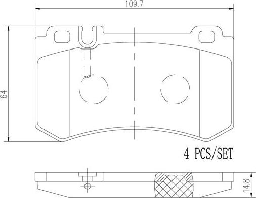 Brembo P50077N - Komplet Pločica, disk-kočnica www.molydon.hr