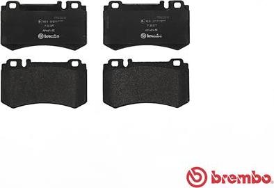 Brembo P 50 077 - Komplet Pločica, disk-kočnica www.molydon.hr