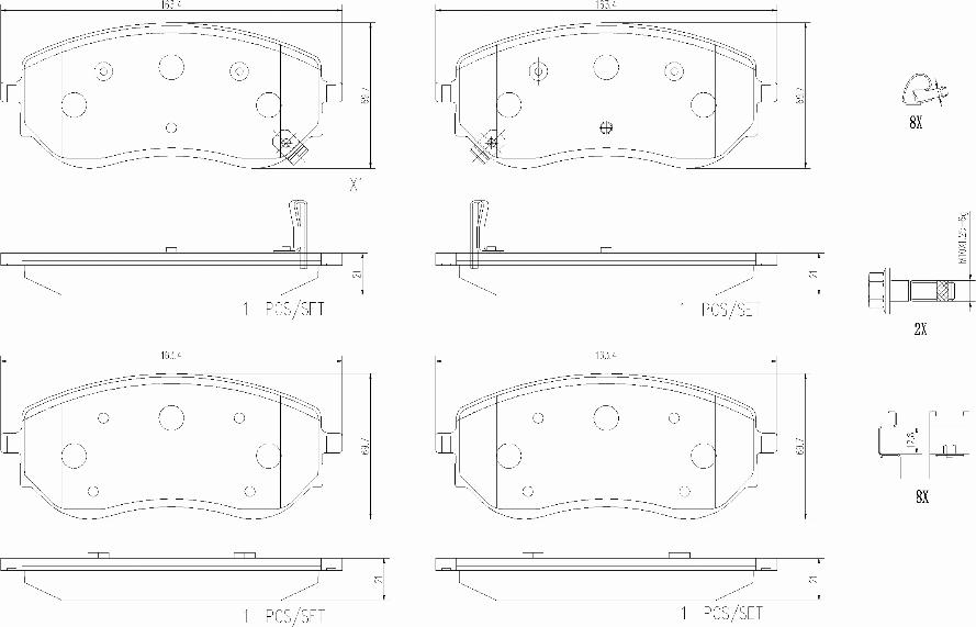 Brembo P50144N - Komplet Pločica, disk-kočnica www.molydon.hr