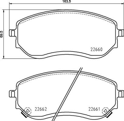 Brembo P 50 144 - Komplet Pločica, disk-kočnica www.molydon.hr