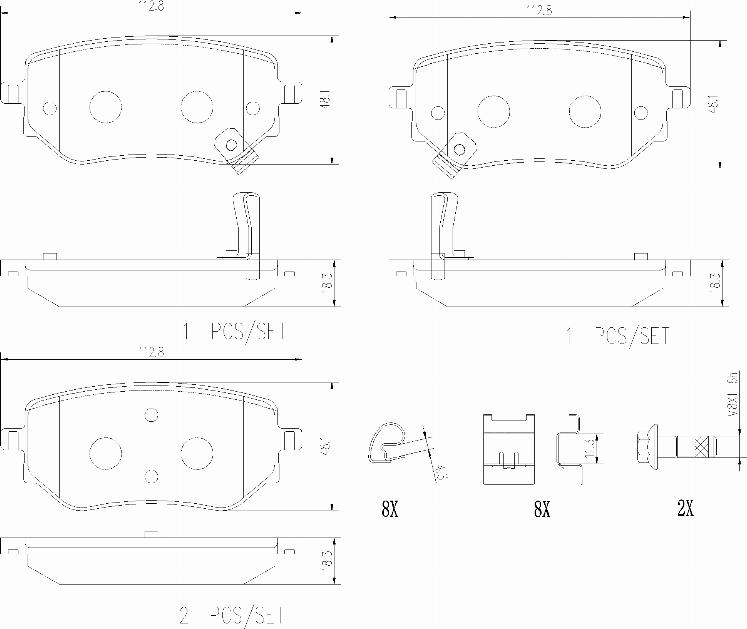 Brembo P50153N - Komplet Pločica, disk-kočnica www.molydon.hr