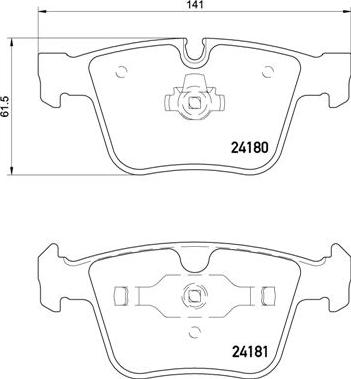 Brembo P 50 116 - Komplet Pločica, disk-kočnica www.molydon.hr