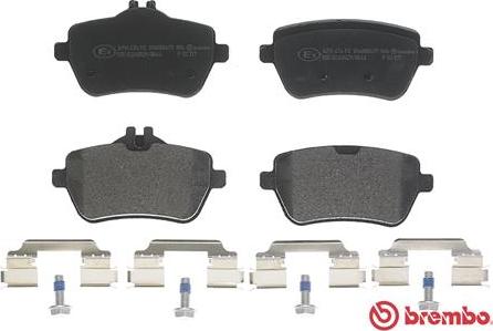 Brembo P 50 117 - Komplet Pločica, disk-kočnica www.molydon.hr