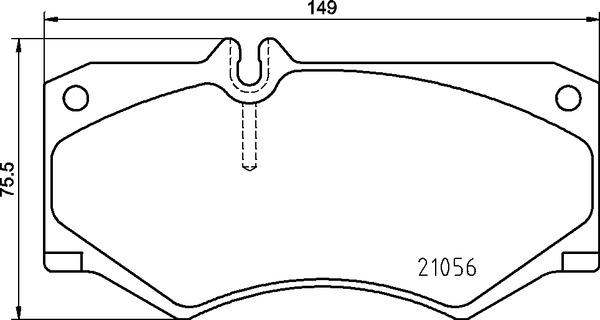 Brembo P 50 134 - Komplet Pločica, disk-kočnica www.molydon.hr