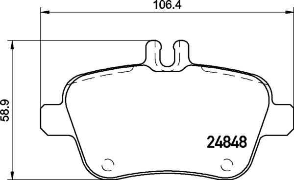 Brembo P 50 135 - Komplet Pločica, disk-kočnica www.molydon.hr