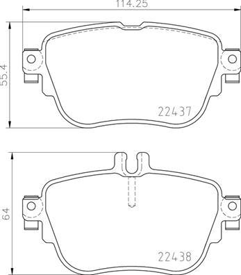 Brembo P 50 136 - Komplet Pločica, disk-kočnica www.molydon.hr