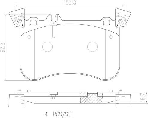 Brembo P50121N - Komplet Pločica, disk-kočnica www.molydon.hr