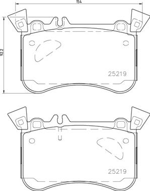 Brembo P 50 121 - Komplet Pločica, disk-kočnica www.molydon.hr