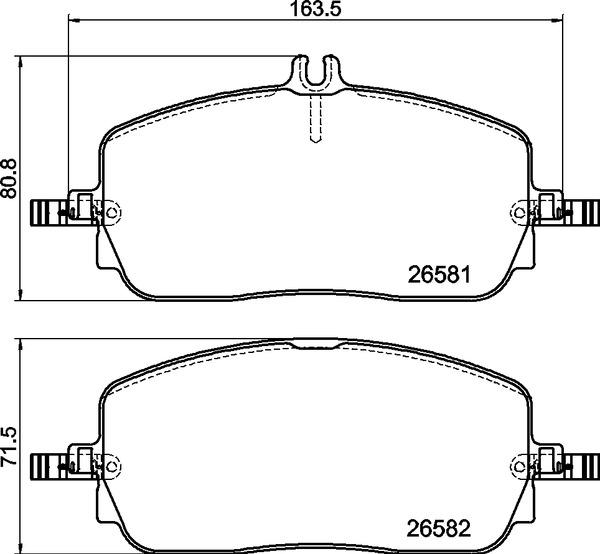 Brembo P 50 174 - Komplet Pločica, disk-kočnica www.molydon.hr